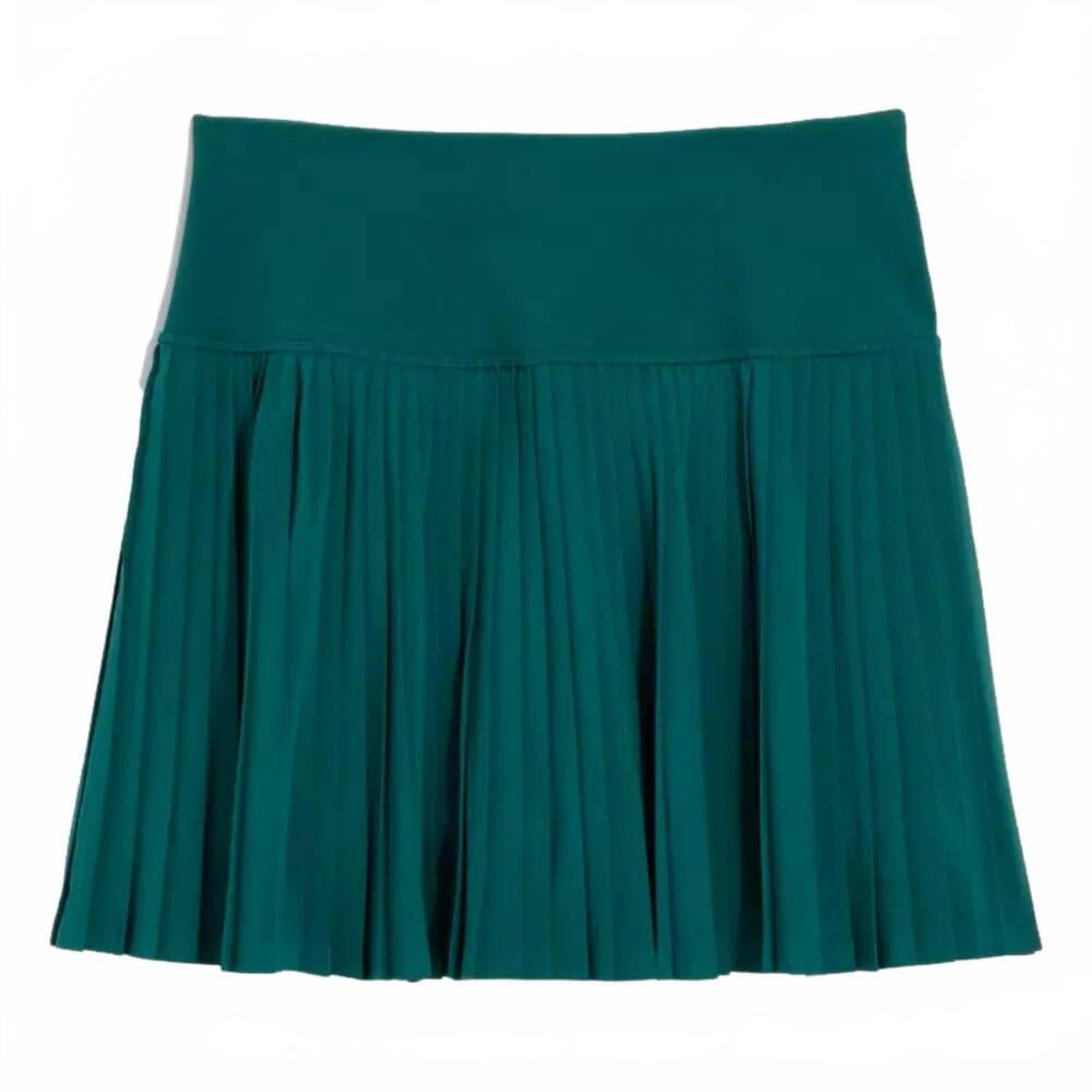 NEW VINEYARD VINES women's performance seabreeze pleated skort in dark green